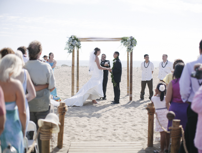 Ventura beach wedding day 